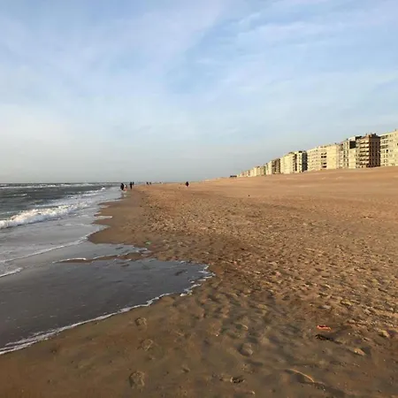 By The Sea In Belgium With Balcony, Cleaning Included *